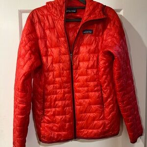 Patagonia Women's Red Micro Puff Down Jacket